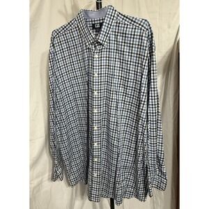 Cutter And Buck‎ Shirt Mens  Button Down Long Sleeve 2XL Tall 100% Cotton